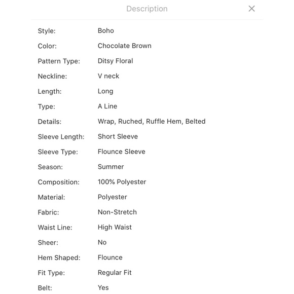 floral ruffle dress - Picture 4 of 6